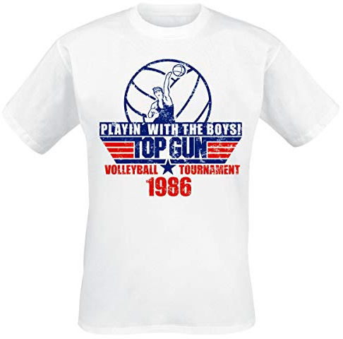 Top Gun Herren HYB-MT-PM-1-TTG007-H26-17-L T-Shirt, Weiß, L
