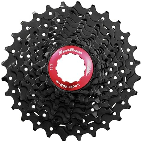 SunRace CSRX0 Unisex-Kassette, Schwarz, 11-32T