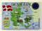 Dänemark EU Serie Souvenir Kühlschrankmagnet 6,3 x 8,9 cm