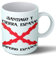 Planetacase - Taza Desayuno Imperio Español - Cruz de Borgoña Tercios de España - Santiago Cerámica - 330 ML, Negro, 1 Unidad (Paquete de 1), Cerámica