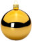 Sikora Essentials Klassische Christbaumkugeln aus Glas - Hochglanz - 6 Farben 3 Größen Premium Qualität, Farbe/Modell:Gold Hochglanz 4er Set, Höhe in cm:8 cm