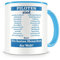 Samunshi® Piloten sind Tasse Beruf Geschenk Kaffeetasse Teetasse Kaffeepott Kaffeebecher Becher Piloten sind... 300ml hellblau/hellblau