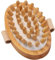 Eco Bath London Cellulite Handbürste - Cellulite-Behandlungsbürste, Effektiver Cellulite-Entferner und Massagegerät für glatte, straffe Haut, natürliches Holz-Peeling-Massagegerät