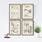 Nacnic Vintage Poster Set mit 4 Bögen mit Patenten des Vaters, Poster mit Erfindungen und alten Patenten, wählen Sie die Farbe, die Sie mögen, Größe A3
