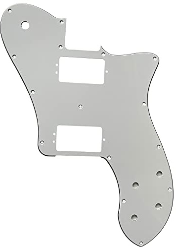 Passend für Fender Professional Tele Deluxe Shawbucker Gitarren-Schlagbrett (3-lagig, weiß)