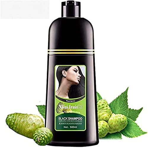 Gokame Organic Natural Fast Hair Dye Only 5 Minutes Noni Plant Black Shampoo,Shampoo Gegen Haarausfall,Hair Growth Shampoo,Restore Lustrous & Shiny Hair Shampoo For Men And Women