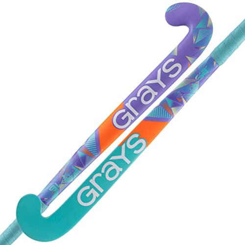Grey Blast Ultrabow Junior-Hockeyschläger aus Holz, 76,2 cm, Violett