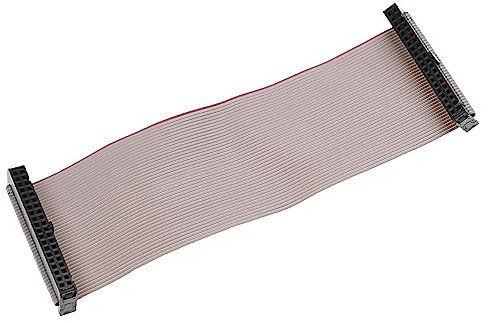 vhbw GPIO Verlängerungskabel 40 Pin kompatibel mit Raspberry Pi Mini-Computer - Extension Flachbandkabel, Grau, 15 cm