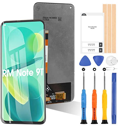 LCD Pantalla para Xiaomi Redmi Note 9t M2007J22G/Redmi Note 9 5G M2007J2J2C 6.53 Pantalla LCD Táctil Digitalizador Reparación Pares con Herramientas