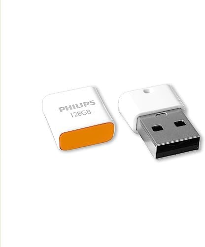 Philips Pico Edition High Speed 2.0 USB-Flash-Laufwerk USB-Stick 128 GB Ultra Small für PC, Laptop, Computer, Smart TV, Car Audio and More Lesegeschwindigkeit bis zu 25 MB/s