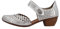 Rieker Pia Womens Open Court Shoes 3.5 UK Silver