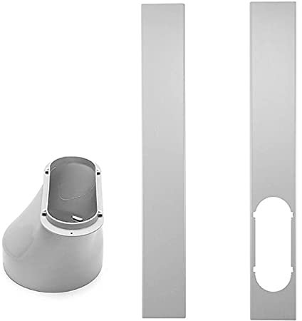 MaoYuanX - Kit de sellado de ventana para aire acondicionado móvil, adaptador de ventana, accesorios de aire acondicionado local, tubo conector, deflector de aire