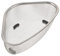 DOITOOL Sink Drainer Basket Metal Colander Multipurpose Sink Stainless Colander Vegetable Wash Basket Triangle Sink Strainer Basket Corner Sink Strainer Sink Waste Filter Basket Food Tray
