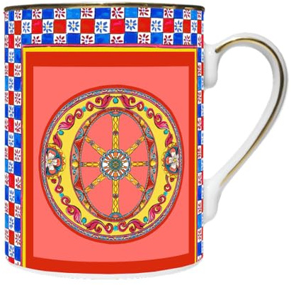 Baci Milano Mug porcellana - Ortigia (lettera O)