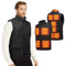 Aunus Beheizbare Weste, Beheizbare Jacke Herren Damen mit 11 Heizzonen,Heizweste Herren 3 Einstellbar Temperatur, Heizjacke, Wärmeweste mit Kein Powerbank & Akku