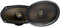 Pioneer A-Series MAX TS-A693FH, 2-Way Coaxial Car Audio Speakers, Full Range, Clear Sound Quality, Easy Installation and Enhanced Bass Response, Full Gold Colored 6” x 9” Oval Speakers