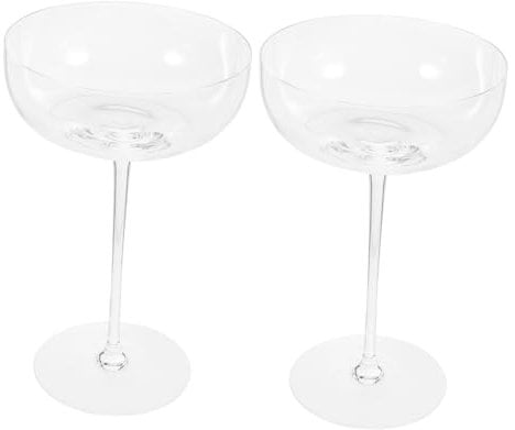 OUNONA 2pcs Goblet Wine Glass Balloon Glassware Clear Wine Glasses Margarita Glasses Martini Goblet Balloon Wine Glass Balloon Wine Goblet Cool Drinking Glasses Personality Martini Glass