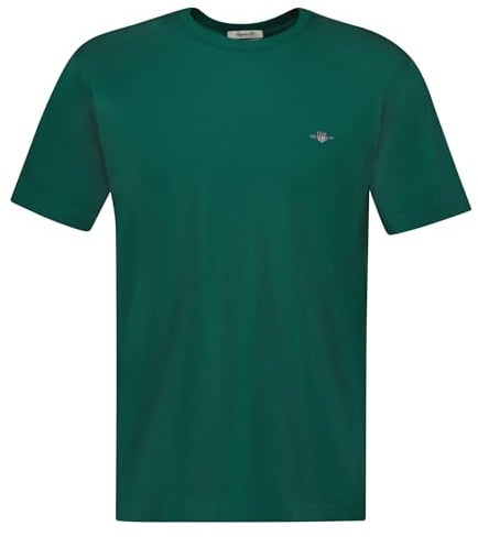 Gant Herren REG Shield SS T-Shirt, DEEP Forest Green, XXXXX-Large