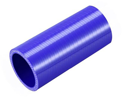 A ABSOPRO Raccordo Universale in Silicone Dritto per Auto 32mm 1.26 ID Sostituzione Tubo Silicone Blu 76mm