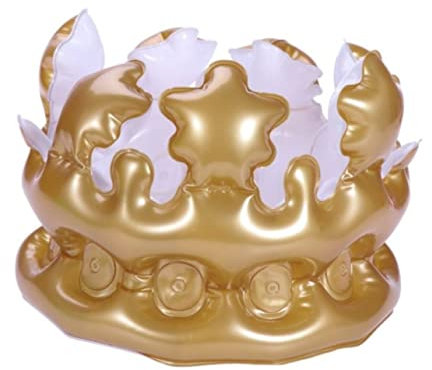 KONTONTY aufblasbares Spielzeug kinderspielzeug spielzeug für kinder Königskrone für Männer Jungs-Spielzeug aufblasbares Kostüm Kindergeschenk Partykrone Jahrgang