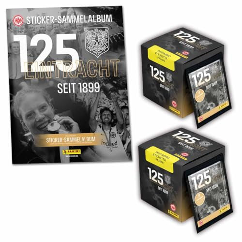 Panini 125 Jahre Eintracht Frankfurt Stickerkollektion (2024) (Mega-Bundle)
