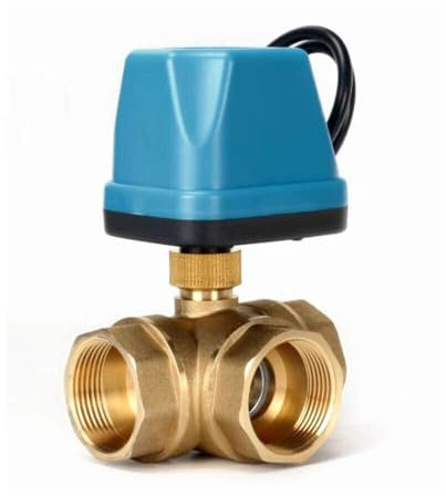 Kugelhahn, Absperrventil, Elektrisches Kugelventil DN32, Motorkugelhahn, Zonenventil G1-1/4, Klimaanlage Steuerung, Wassersteuerung