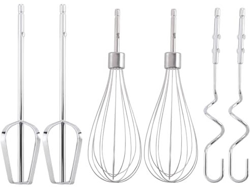 YUMIN Juego de Piezas de Batidora de Huevos EléCtrica Licuadora Juego de Batidor de Huevos para Batidor de Globos EléCtrico Accesorios de Cocina Piezas de Batidora