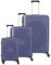 Travelite Hartschalen Kofferset 3teilig, 4 Rollen, ORBITA, Trolleys mit bruchsicherer Schale und praktischer Inneneinteilung, TSA Schloss, Koffer Größen L/M/S