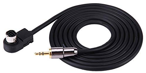 Zohisin Car Audio Radio AUX Adapter Cable 152cm Black Radio Adapter Cable for JVC Alpine Ai-Net CD Player
