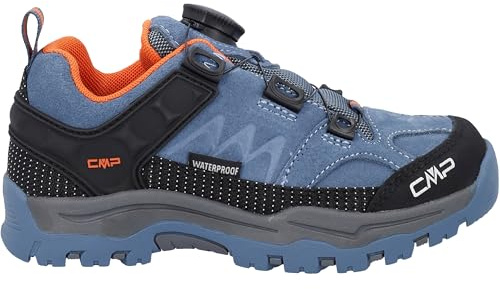 CMP Kinder Trekkingschuhe Kids Kiruna FITGO Trekking 3Q56764 Bluestone-Arancio 32