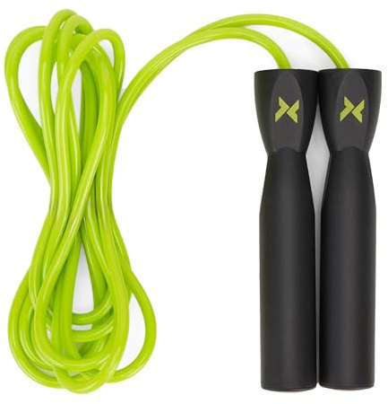 TREXO BASIC Corda per molle in verde tiglio con una lunghezza di 275 cm, corda per saltare regolabile per boxer in PP e PVC, durata e flessibilità garantite, peso leggero 120 g