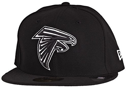 New Era Atlanta Falcons NFL Black White 59Fifty Cap - 7-56cm (M)