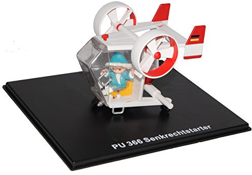 alles-meine.de GmbH unser Sandmännchen Figur - Senkrechtstarter PU 366 - Set incl. Vitrine - Miniatur Figur Traummobile - Sandmann - Sammlermodell - Sammelfigur auch für Puppenst..