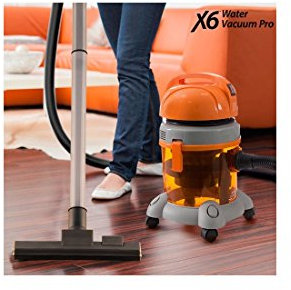X6 Water Vacuum Pro – Aspirapolvere senza sacchetto con serbatoio di acqua, 1400 W