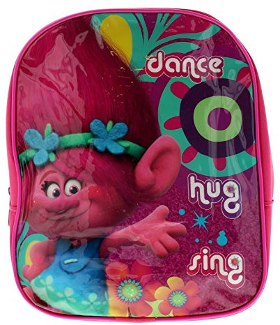 Trolls 1000HV-6200 Poppy Dance, Hug, Sing Kindergartenrucksack, Rosa, 25 cm