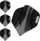 abcdarts Unisex – Erwachsene Pentathlon Tribal Dart Flights, Schwarz, Klassische