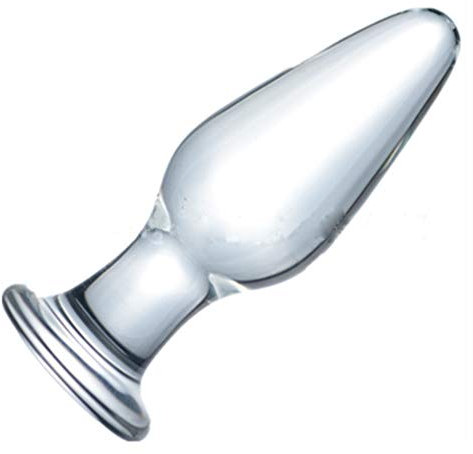 WSQIWNI Glass dildo for women anal classic male sex toy penis massager