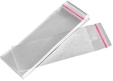 mothcattl 100Pcs Double-Layer 5-Wire Packaging Bag, Protective Cover For Tv Remote Control Cover For Family Hotel-7cm x 29cm Transparent