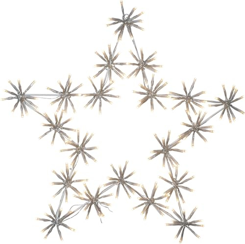 Star LED-Silhouette 'Flower, 200 ww LED