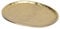 Murago - Dekoschale ca.16,5cm Gold-farbig Dekoteller Schale Tablett für Schmuckteller Schlüssel Ring Ablage Metall Schmuckschale Kosmetik Seifen Teller Wohnzimmer Deko Badezimmer Tischdeko