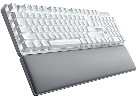 Razer Pro Type Ultra Wireless Mechanical Keyboard: Silent, Linear Switches - Ergonomic Design - HyperSpeed Technology - Connect up to 4 Devices - Fully Programmable Keys & Smart Controls