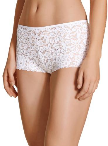 CALIDA Natural Comfort Lace Panty Damen Weiss 32-34