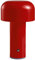 Luqeeg Pilzlampe, Nachttischlampe, Pilz Nachtlicht mit 3 Farben LED-Licht, Niedliche Kleine Nachttisch Schreibtischlampe für Wohnzimmer/Bar/Schlafzimmer/Nachttisch/Arbeitszimmer (Rot)