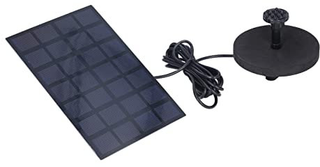 Filtro per fontana galleggiante solare Filtro per fontana multifunzionale ad energia solare Mini riser automatico lungo 43,3 pollici per laghetto