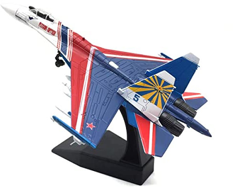 TECKEEN 1/100 Metall Russisch SU-35 Flanker Fighter Attack Plane Metall Fighter Militär Modell Fairchild Republik Druckguss Flugzeug Modell