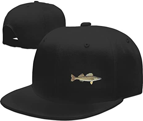 803 Baseballmütze Zander Fisch Sonnenmütze Atmungsaktiv Snapback Mütze Verstellbar Vintage Basecap, Für Jungen, Väter, Mädchen