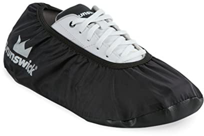 EMAX | Schuhüberzieher Bowling | Brunswick Shoe Cover – Shoe Shield | Schuhschutz-Überzieher für Bowlingschuhe | Schuhschoner - M - Schwarz
