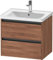 Duravit Ketho.2 Waschtischunterbau, 634x549x455mm, für D-Neo 236765, K252820, Farbe: Nussbaum Natur Dekor