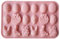 Molde silicona huevos de Pascua, Pascua molde de silicona conejo con 18 cavidades, Moldes de silicona de Pascua para chocolate, Forma de huevo de Pascua molde para DIY dulces, chocolate, gelatina