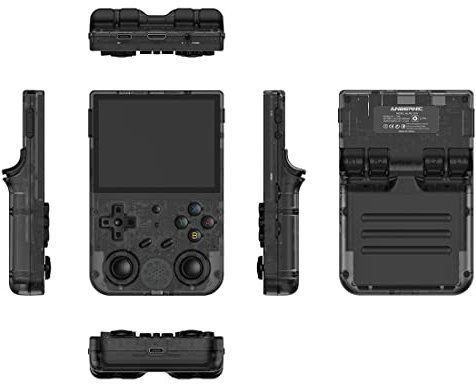LEAOXHEY Consola de Juegos portátil RG353V con 15 000 Juegos, Pantalla IPS de 3,5 Pulgadas, Chip de Sistema Dual Linux/Android11, máquina de Juegos Retro Arcade nostálgica portátil RK3566, 16 G + 64